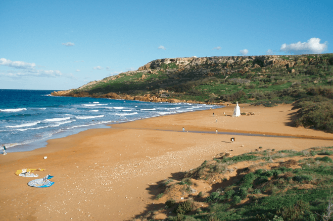 Ramla Bay Malta Beaches
