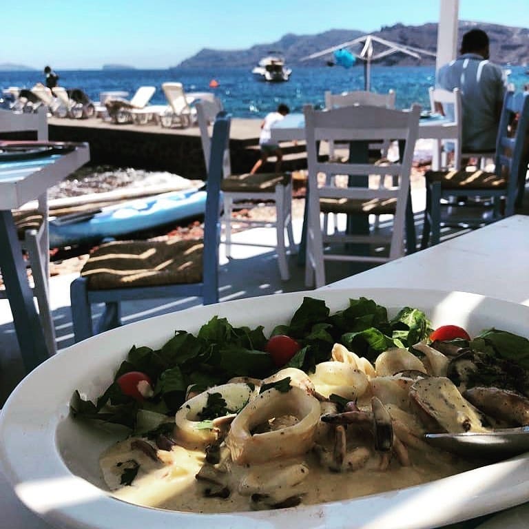 restaurants yacht Mediterranean, Armeni, Santorini