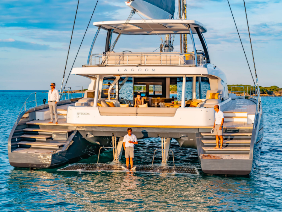 lagoon 77 sailing catamaran