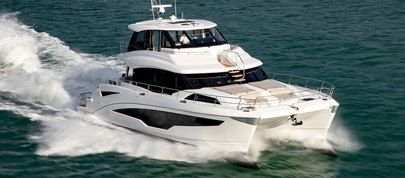 luxury power catamaran