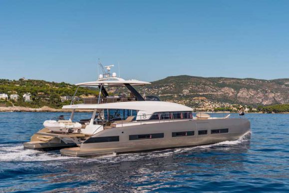 luxury power catamaran