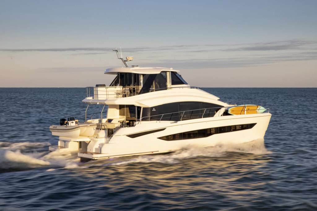 luxury power catamaran
