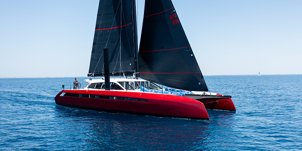 luxury catamaran speed